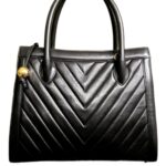 Chanel V-stitch Chevron Tote